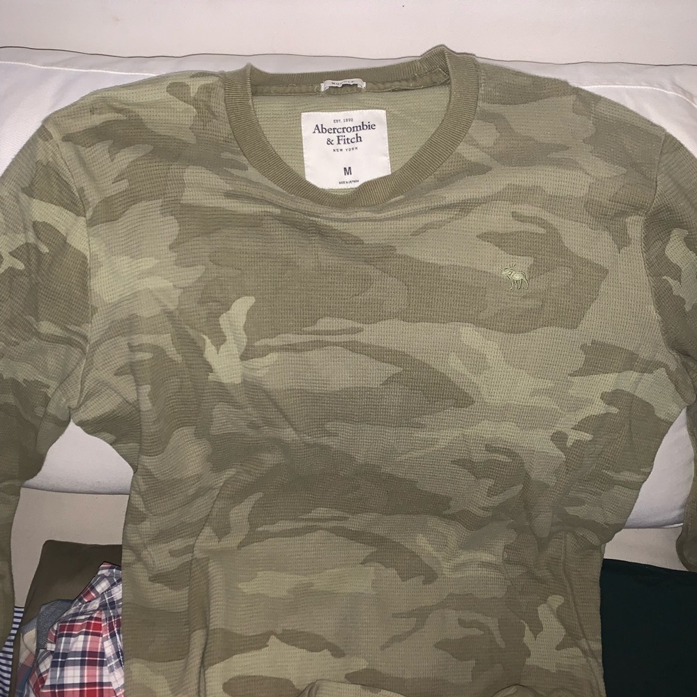 Camo sweater abercrombie